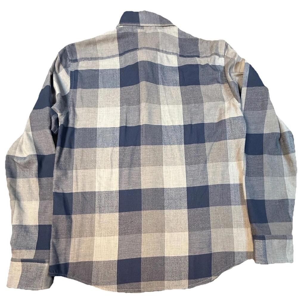 Banana Republic Men’s Flannel Untuck Fit Button Up Shirt Plaid Small Super Soft - Picture 3 of 6